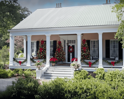 Christmas Tour of Sunnyside in Natchez