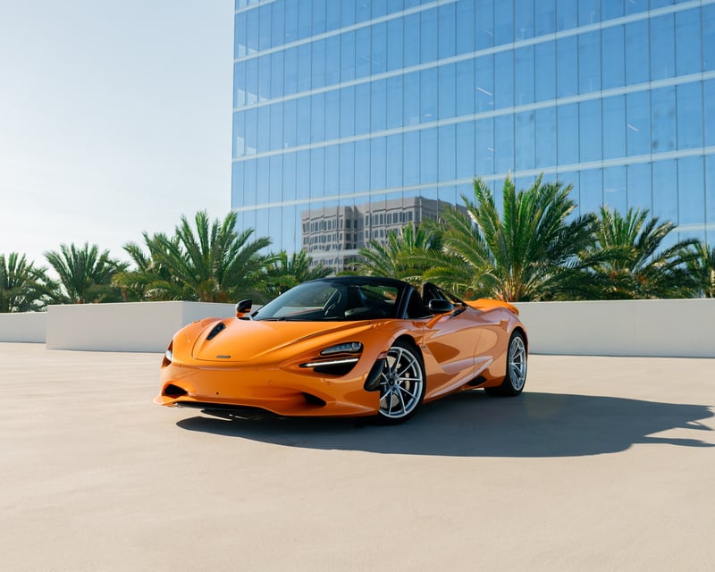 McLaren 750S Spyder Exotic Car Rental in Huntington Beach