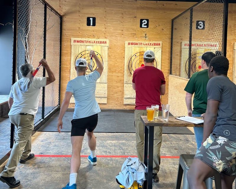Coached Axe Throwing in Butte, Montana