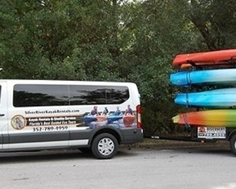 Kayak & SUP Return Shuttle at Silver Springs State Park