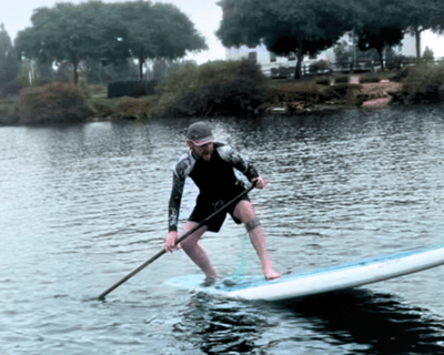 Master Buoy Turns SUP Lesson in San Diego