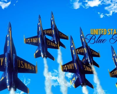 Private Powerboat Blue Angels And Dolphin Cruise