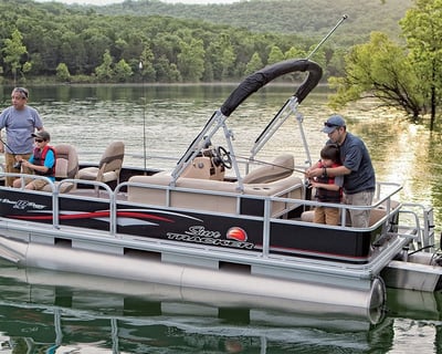 60 HP Pontoon Rental in Rapid City