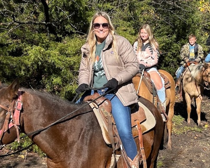 Horseback Trail Ride on a Cattle Ranch in Sedgwick, KS