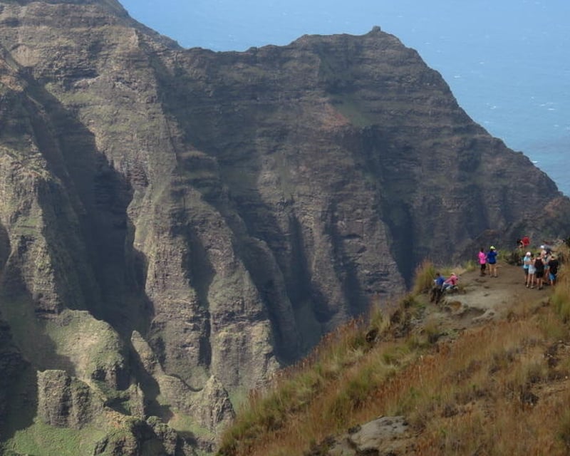 Private Nāpali Cliff Top & Waimea Canyon Hike on Kauai