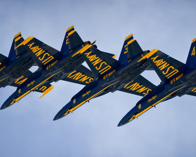 Watch Blue Angels Practice Cruise in Pensacola Beach