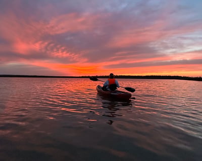 Sunset Marsh Kayaking Tour on Fripp Island