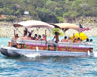 Lake Travis Tiki Pontoon With Captain For 14