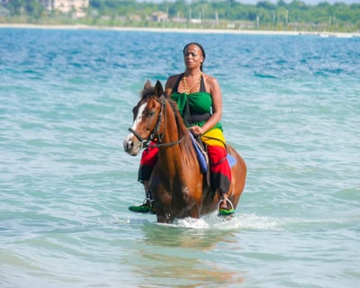 Ride Horses Through the Sea in St. Ann's Bay