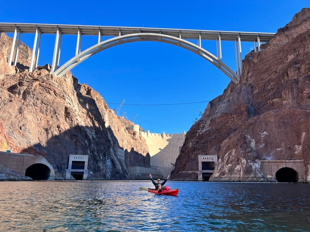 Hoover Dam to Emerald Cave Guided Kayak Tour