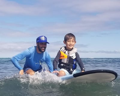 Private 2-Hour Surf Lesson at Kahalu’u Bay