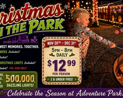Christmas Lights & Train Ride in Lubbock