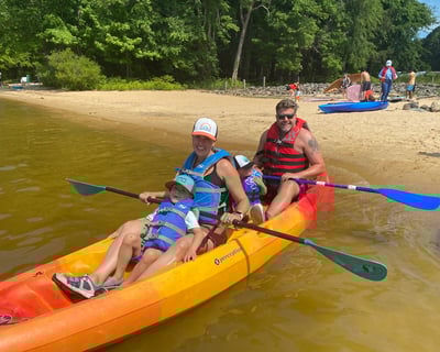 Jordan Lake Tandem Kayak Rental