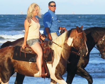 1-Hour Beach Horseback Ride in Corpus Christi