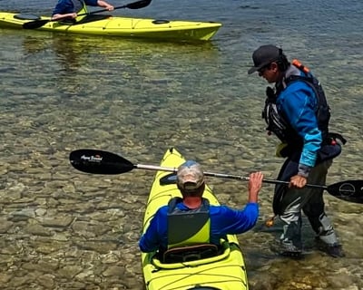 Sea Kayaking Coaching Session on Lake Michigan