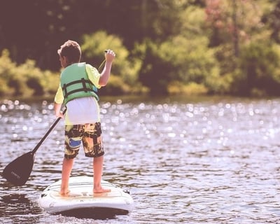 Stand-Up Paddleboard Rental on Lake Massapoag