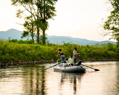 Guided Trout Fishing Float Trip in Western North Carolina