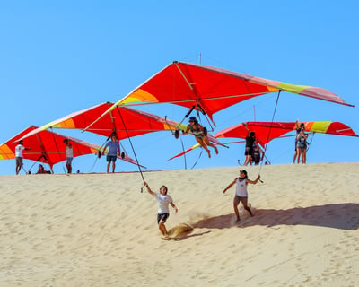 Beginner Hang Gliding Lesson at Jockey's Ridge State Park