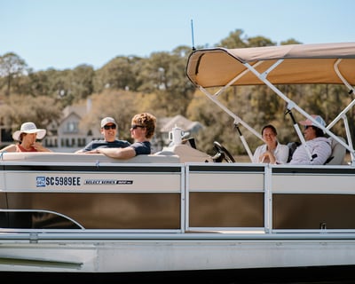Captain Your Own Pontoon in Calibogue Sound