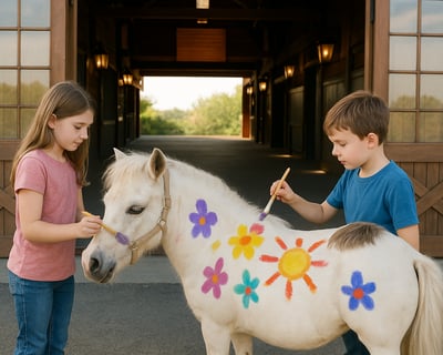 Pony Painting Experience in Bluffton
