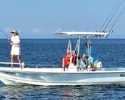 Fishing Charter in Orange Beach on a 22' Sea Pro