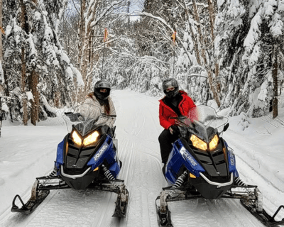 2-Hour Guided Snowmobile Tour in Winhall VT