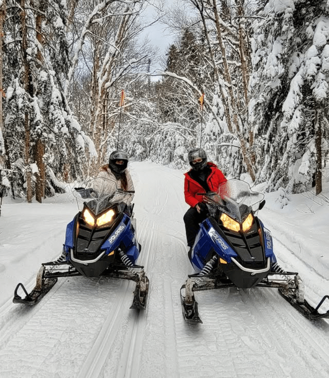 2-Hour Guided Snowmobile Tour in Winhall VT
