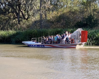 Large Airboat Tour in the Louisiana Wetlands
