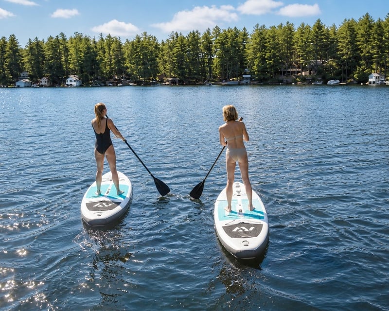 Grant Island Paddleboard Rental on Brantingham Lake