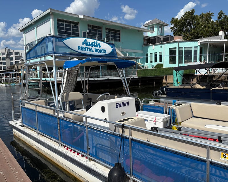 Private Double-Decker Party Boat with Slide on Lake Austin
