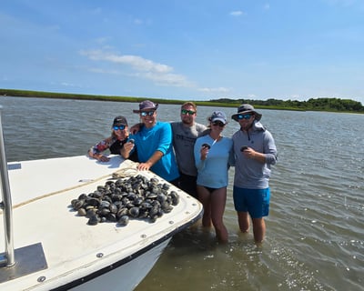 Clamming Adventure Charter in Carolina Beach