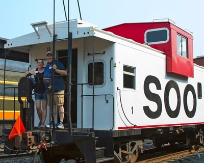 Private Caboose Train Ride in Duluth