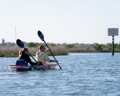 Private Clear Kayak Tour in St. Augustine at Sunset