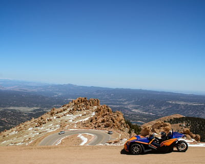 Drive a Full-Day Slingshot Rental in Woodland Park