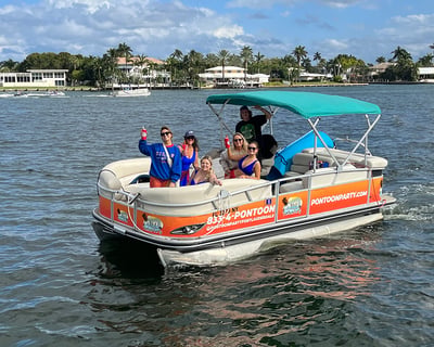 Haulover Sandbar 8-Hour Pontoon Charter