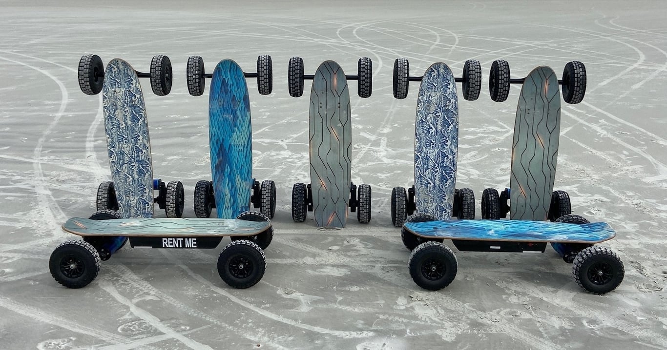 SandSurfer Electric Skateboard Beach Tour
