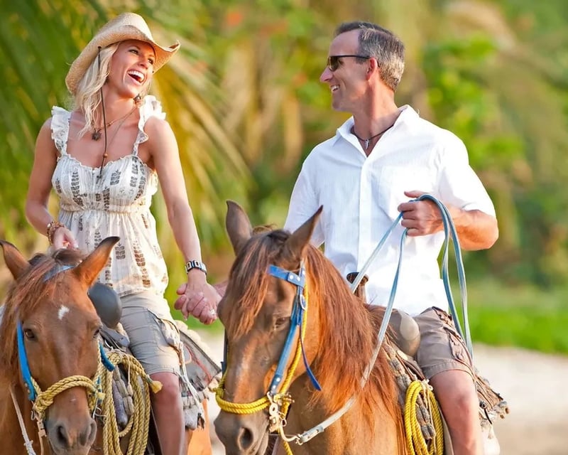 Private Beach Horseback Ride & Swim in Vieux Fort