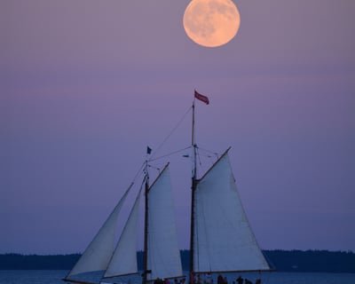 Full Moon Sailing Cruise in Camden