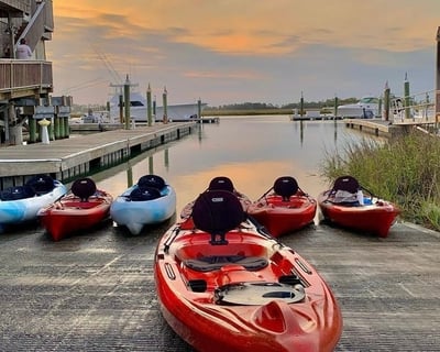 Guided Marsh Kayak Tour on Fripp Island
