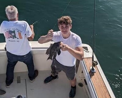 Family Fishing Charter in Belmar Bay