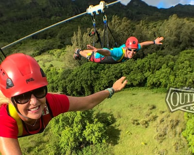 Kauai WaterZip & FlyLine Zipline Tour