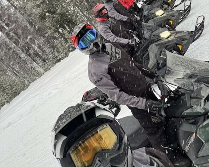 Beginner-Friendly Guided Snowmobile Tour in McCall