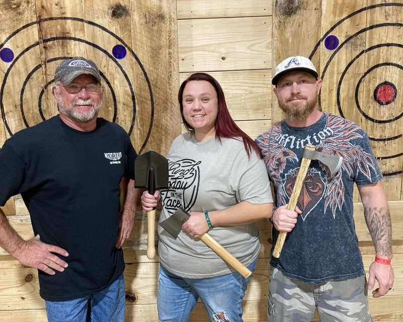 Coached Axe Throwing Session in Elk City, OK