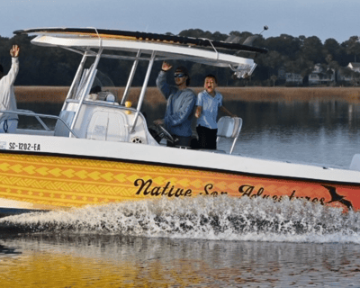 Hilton Head Private Boat Tour: Fishing & Fossils