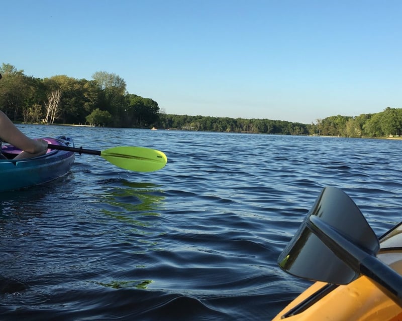 Self-Guided Single Kayak Rental in Spring Lake, MI