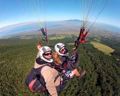 Tandem Paragliding Hike & Flight On Maui