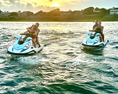Ride a Guided Sunset Jet Ski Tour in Surf City