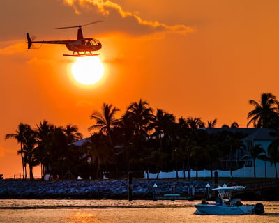 30-Minute Private Sunset Helicopter Flight In Key West