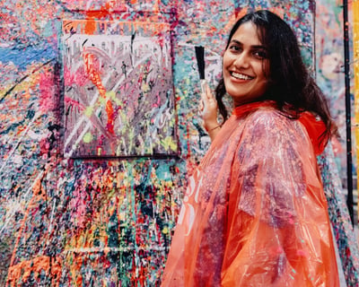 Summer Splatter Painting in Atlanta