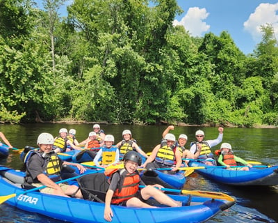 Kennebec River Inflatable Kayak Guided Tour